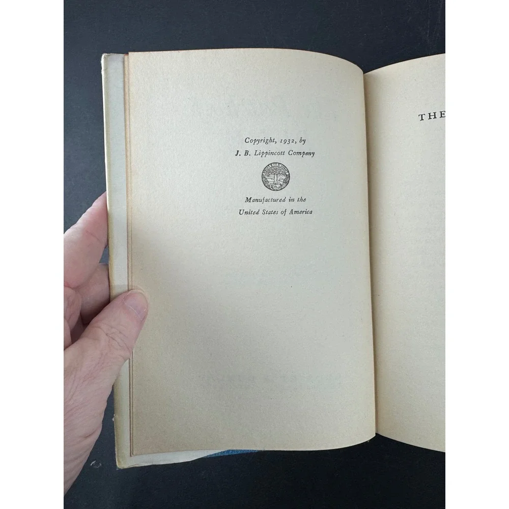 The Patch‎ of Blue Grace Livingston Hill 1932 Vintage Hardcover Grosset & Dunlap
